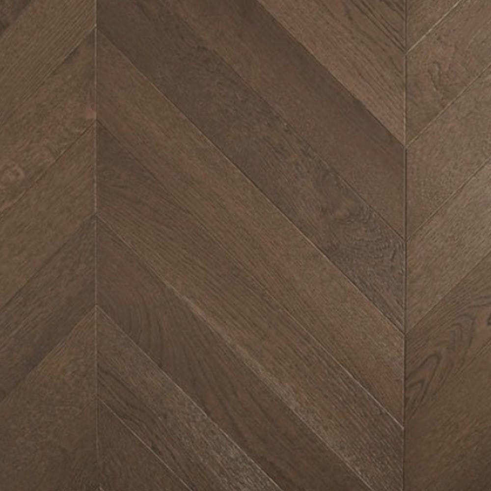 De Marque Dark Brown Chevron 15mm Large