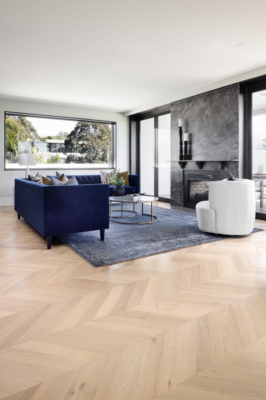 De Marque Oak Parquetry Herringbone Reisling