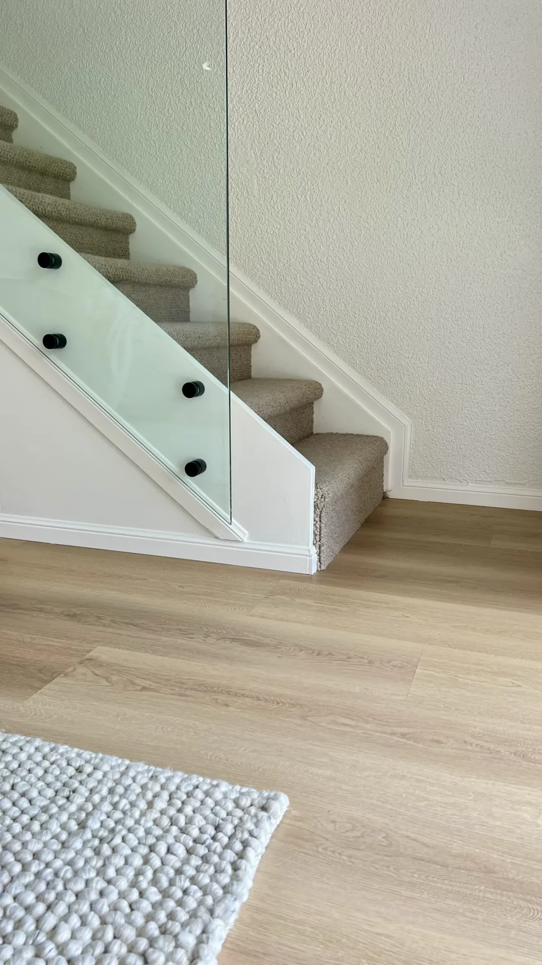 Natural oak laminate flooring available now from Beare Flooring