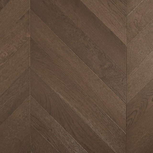 De Marque Dark Brown Chevron 15mm Large
