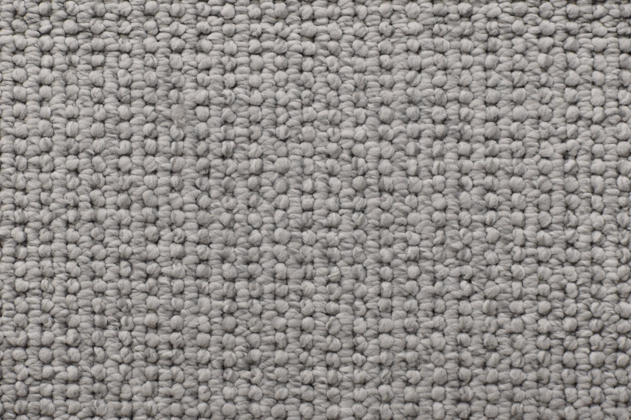 Light grey loop pile carpet available now from Beare Flooring